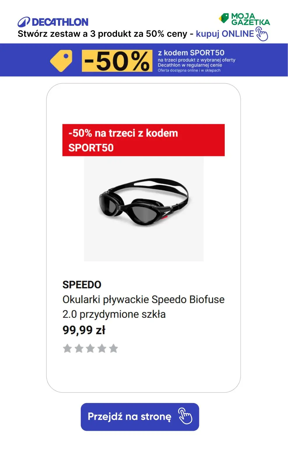 gazetka promocyjna Decathlon -50% z kodem SPORT50 na trzeci produkt z wybranej oferty! - Strona 18