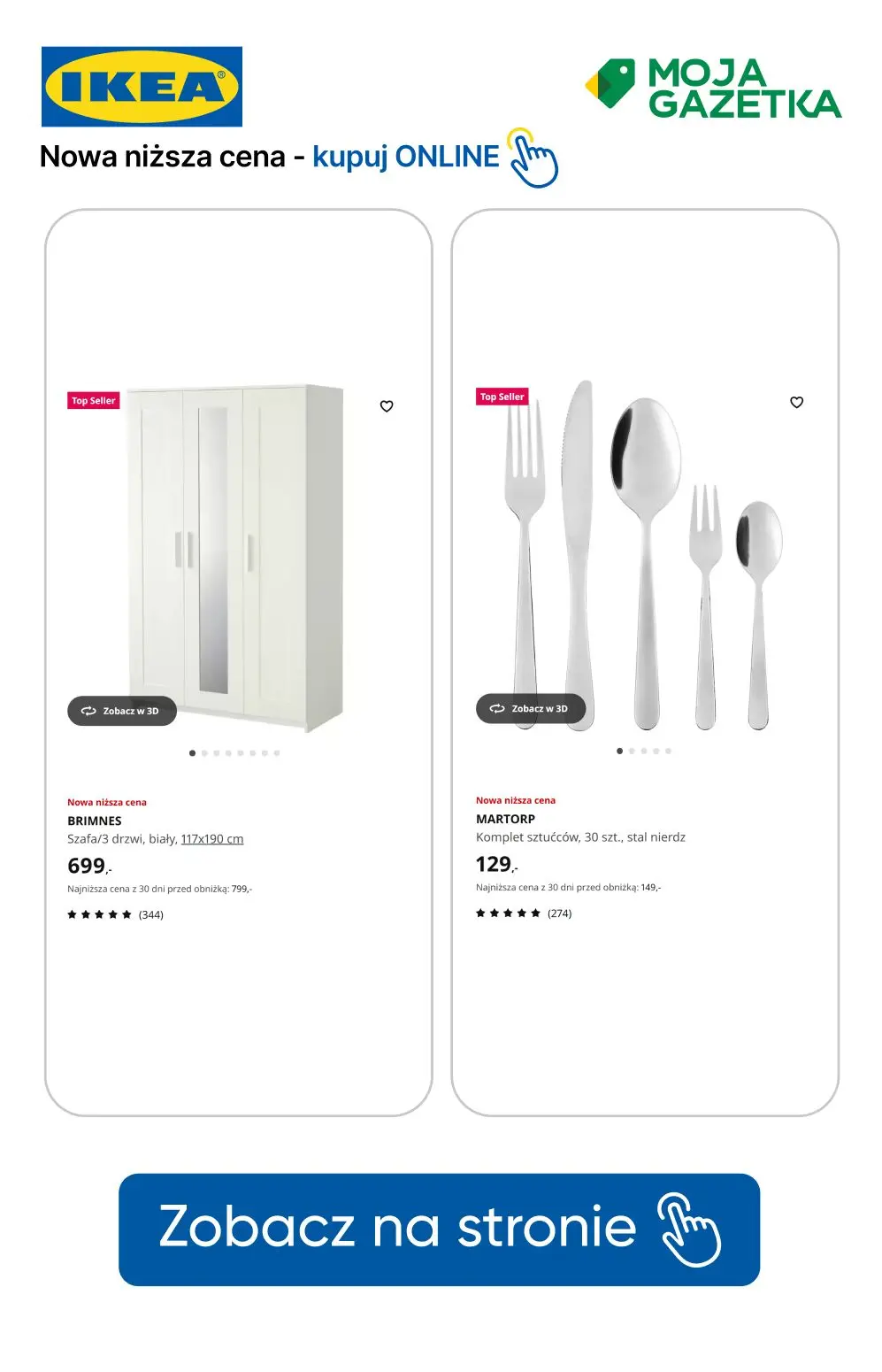 gazetka promocyjna IKEA Nowa niższa cena na Twoje ulubione produkty - sprawdź! - Strona 6