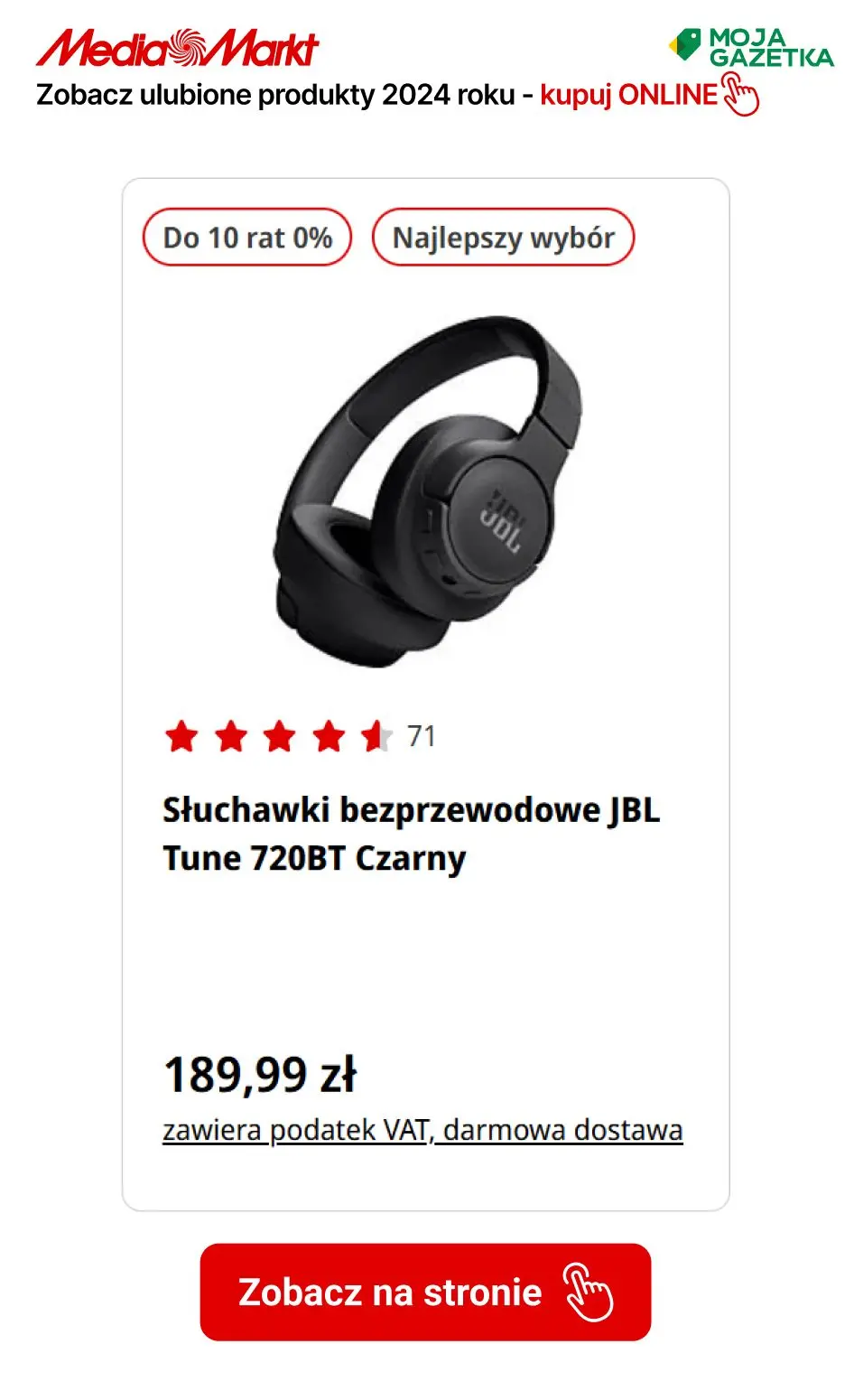 gazetka promocyjna Media Markt BESTSELLERY 2024 ROKU - zobacz ulubione produkty kupowane w 2024! - Strona 11