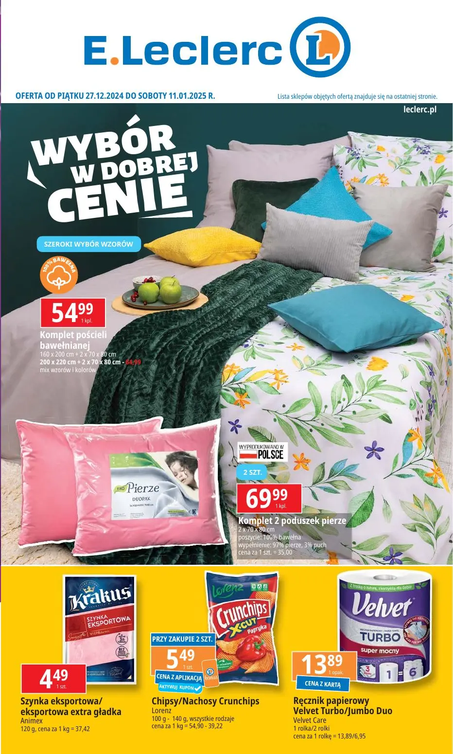 gazetka promocyjna E.Leclerc Wybór w dobrej cenie - oferta rozszerzona - Strona 1