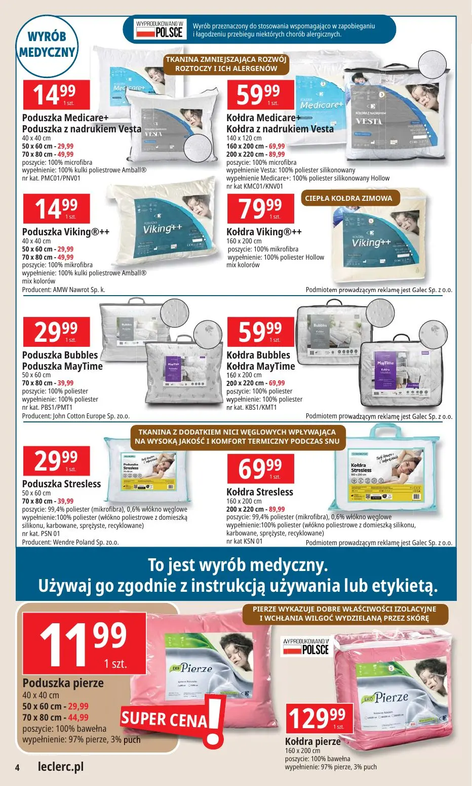 gazetka promocyjna E.Leclerc Wybór w dobrej cenie - oferta rozszerzona - Strona 4