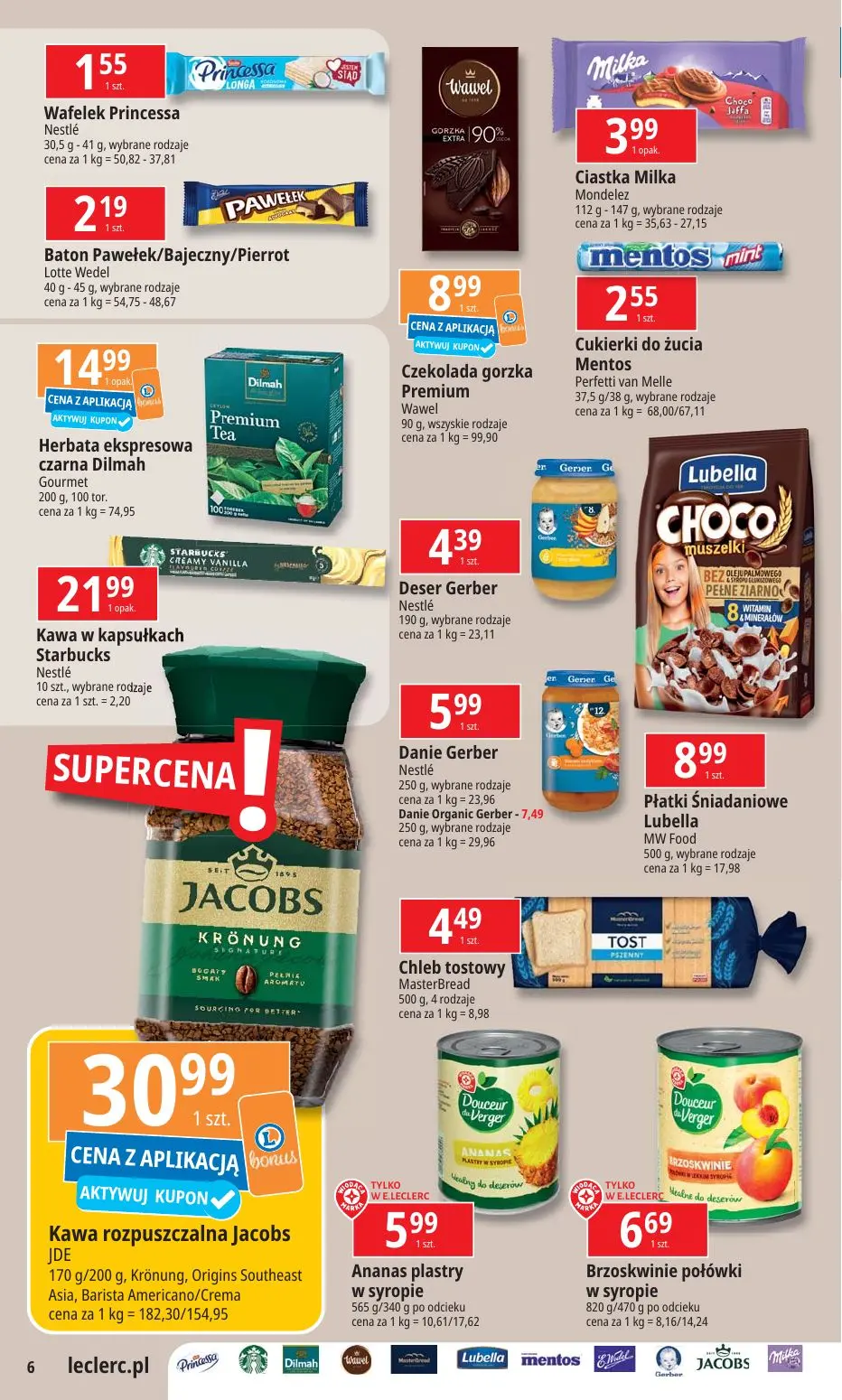 gazetka promocyjna E.Leclerc Wybór w dobrej cenie - oferta rozszerzona - Strona 6