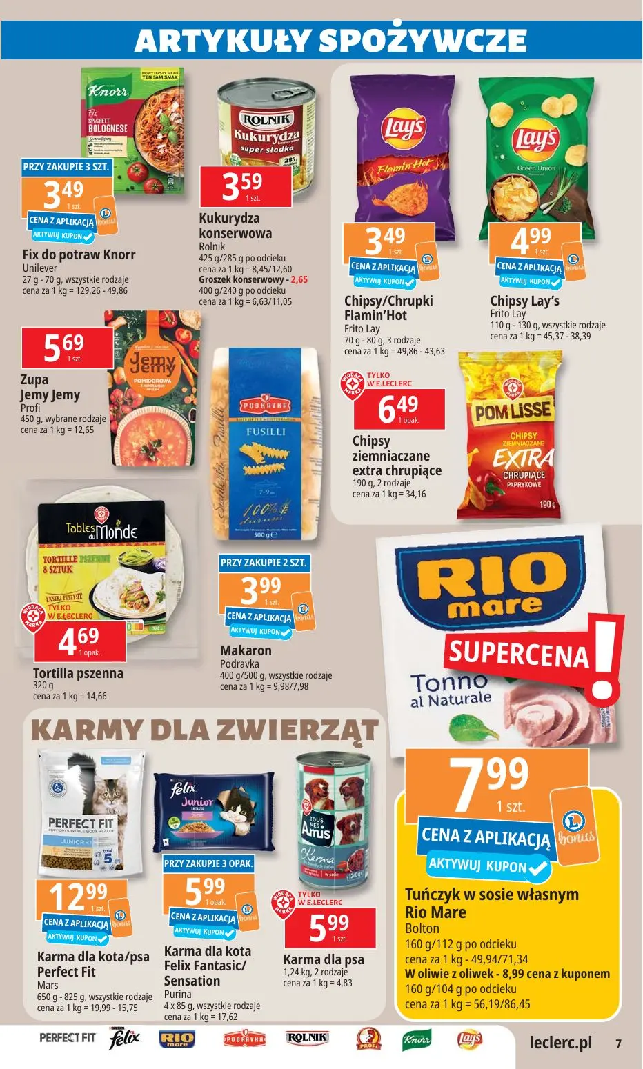 gazetka promocyjna E.Leclerc Wybór w dobrej cenie - oferta rozszerzona - Strona 7