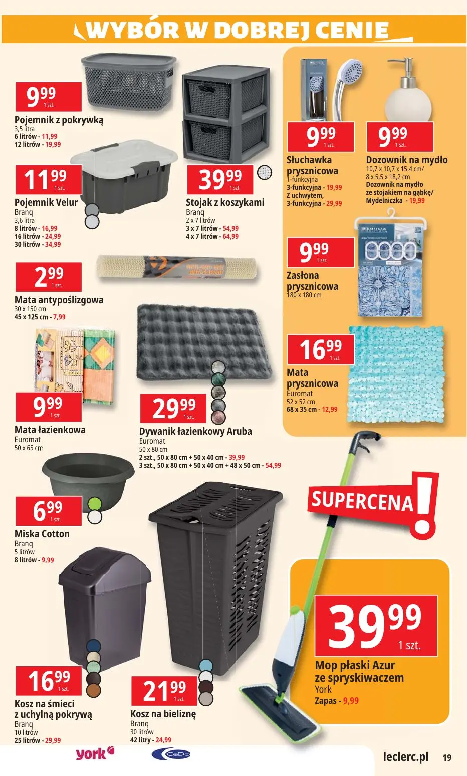 gazetka promocyjna E.Leclerc Wybór w dobrej cenie - oferta rozszerzona - Strona 19