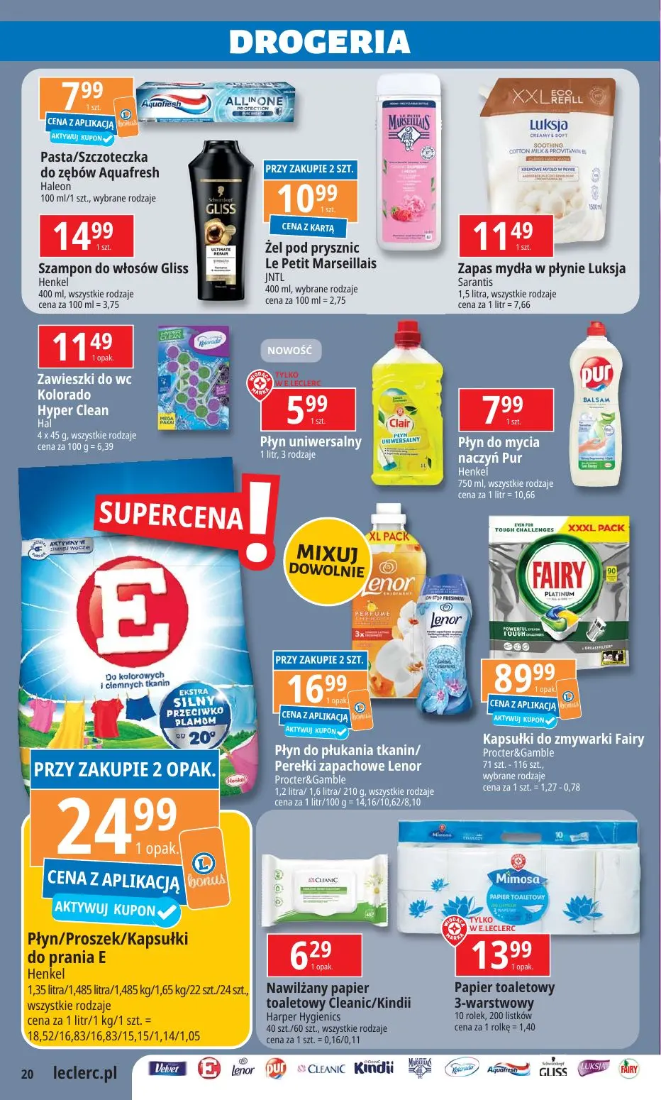 gazetka promocyjna E.Leclerc Wybór w dobrej cenie - oferta rozszerzona - Strona 20