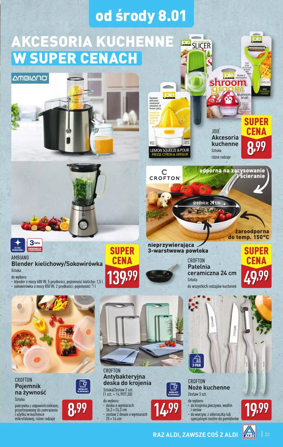 gazetka promocyjna ALDI Raz ALDI, zawsze coś z ALDI - Strona 23