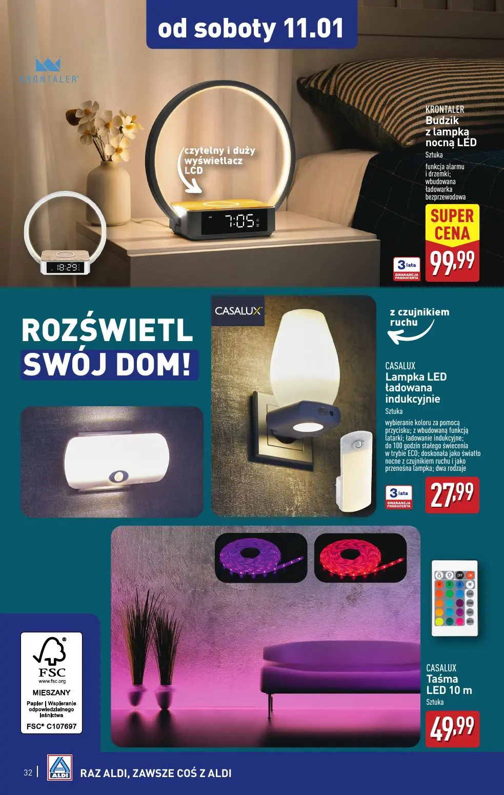 gazetka promocyjna ALDI Raz ALDI, zawsze coś z ALDI - Strona 32