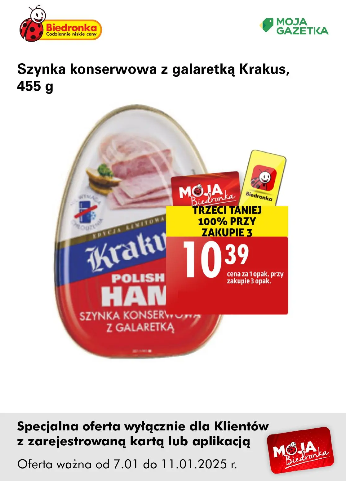 gazetka promocyjna Biedronka Oferta z kartą Moja Biedronka - Strona 7