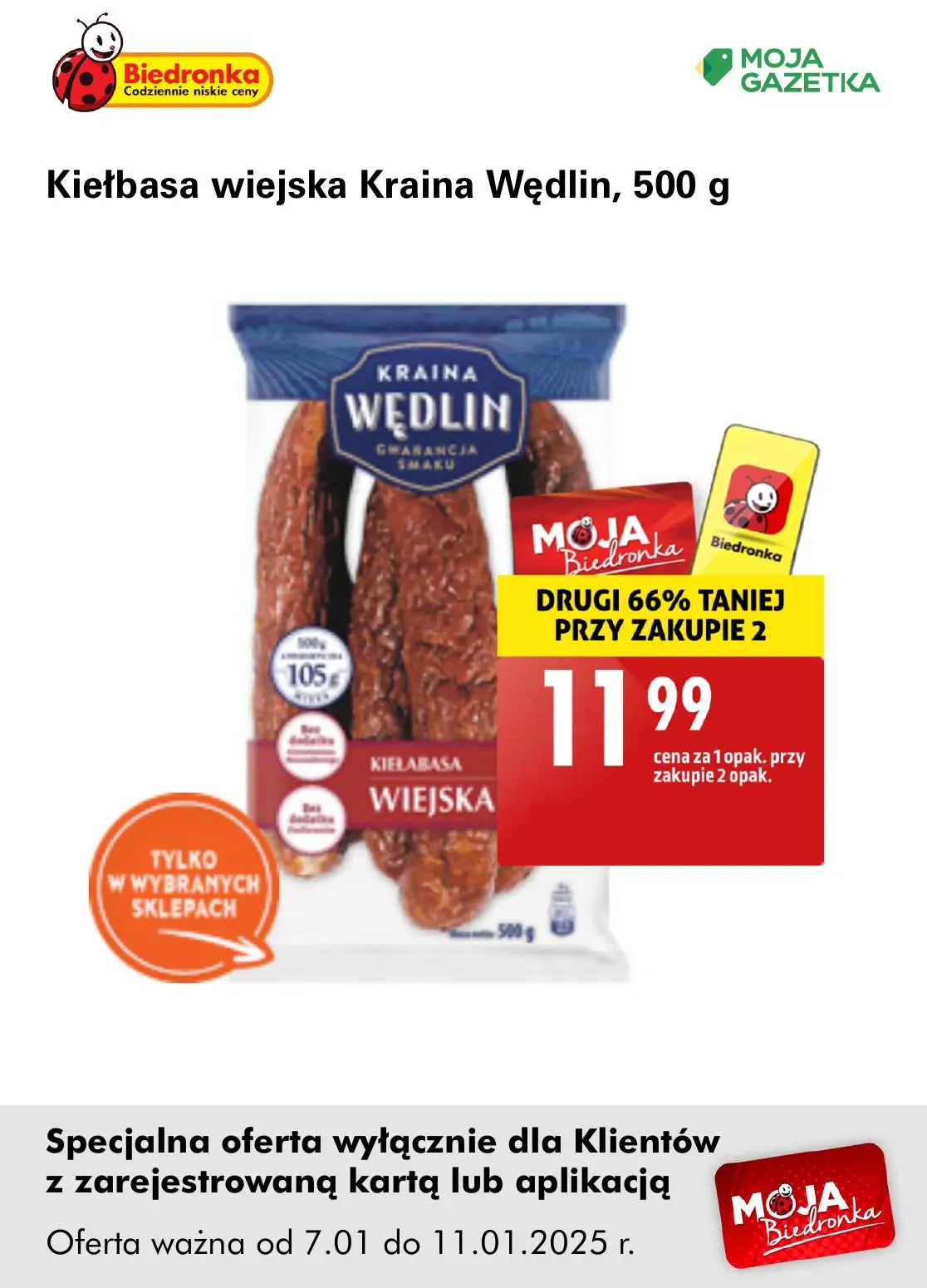 gazetka promocyjna Biedronka Oferta z kartą Moja Biedronka - Strona 11