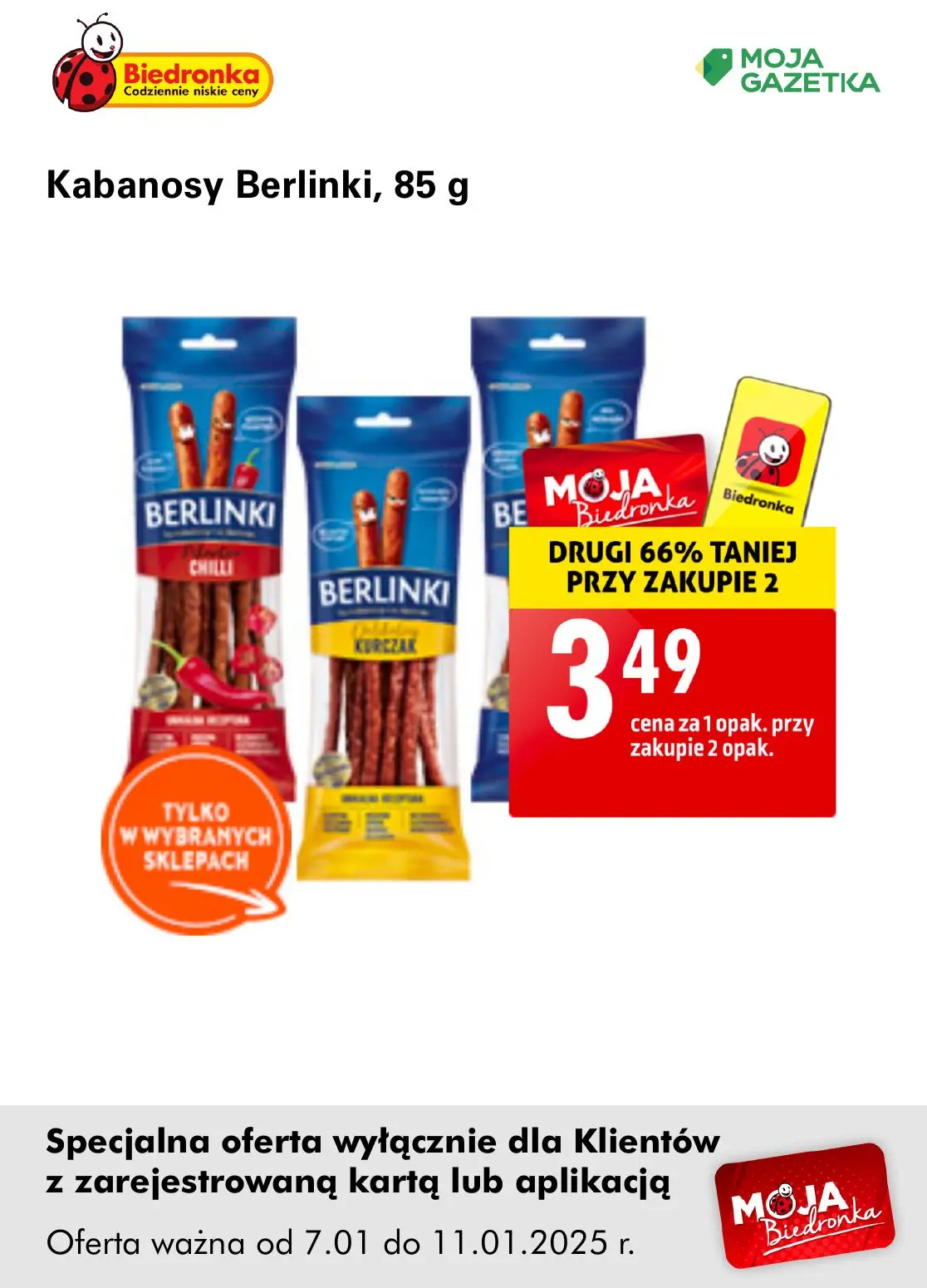 gazetka promocyjna Biedronka Oferta z kartą Moja Biedronka - Strona 18