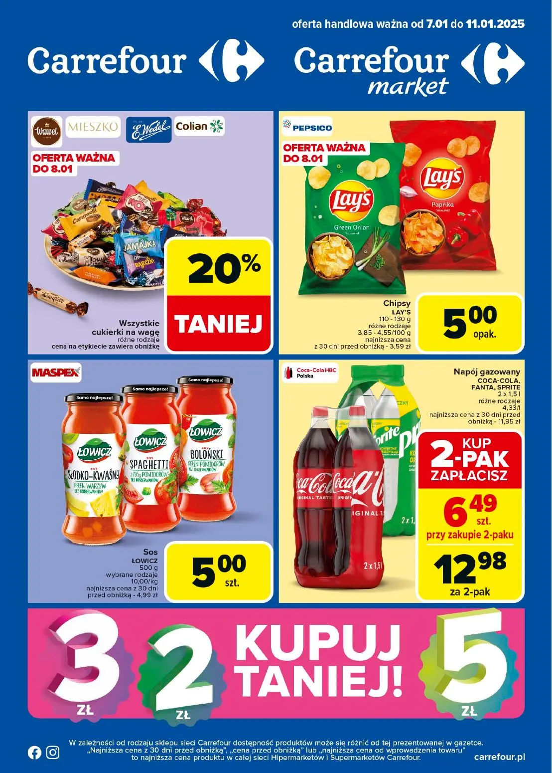 gazetka promocyjna Carrefour Market Kupuj taniej! - Strona 1