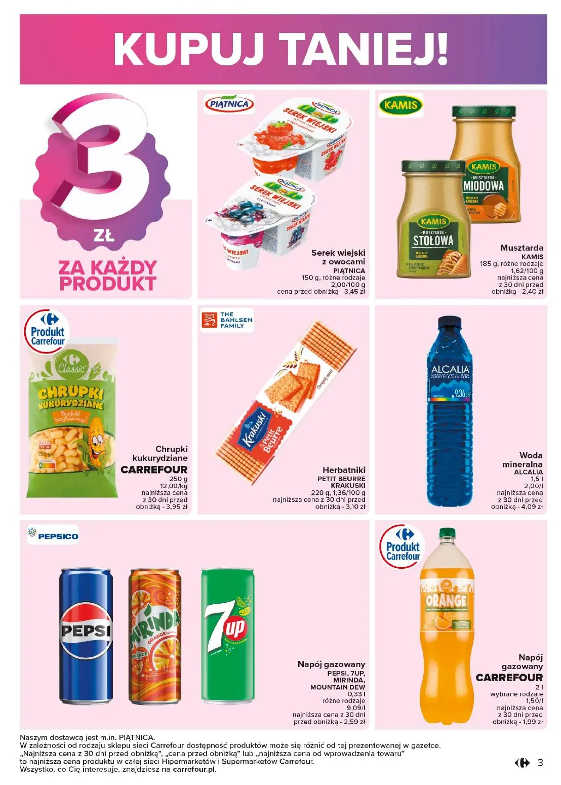 gazetka promocyjna Carrefour Market Kupuj taniej! - Strona 3