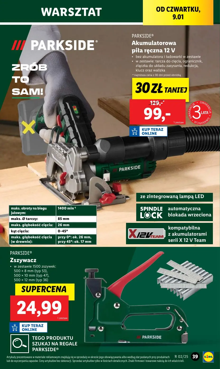 gazetka promocyjna LIDL Katalog okazji - Strona 43