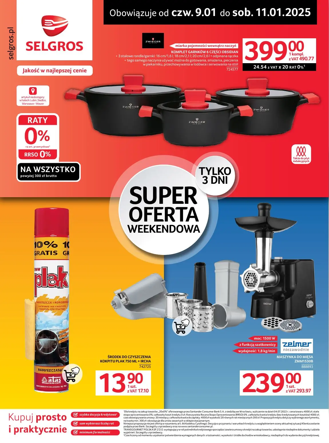 gazetka promocyjna SELGROS Super oferta na 3 dni - Strona 1