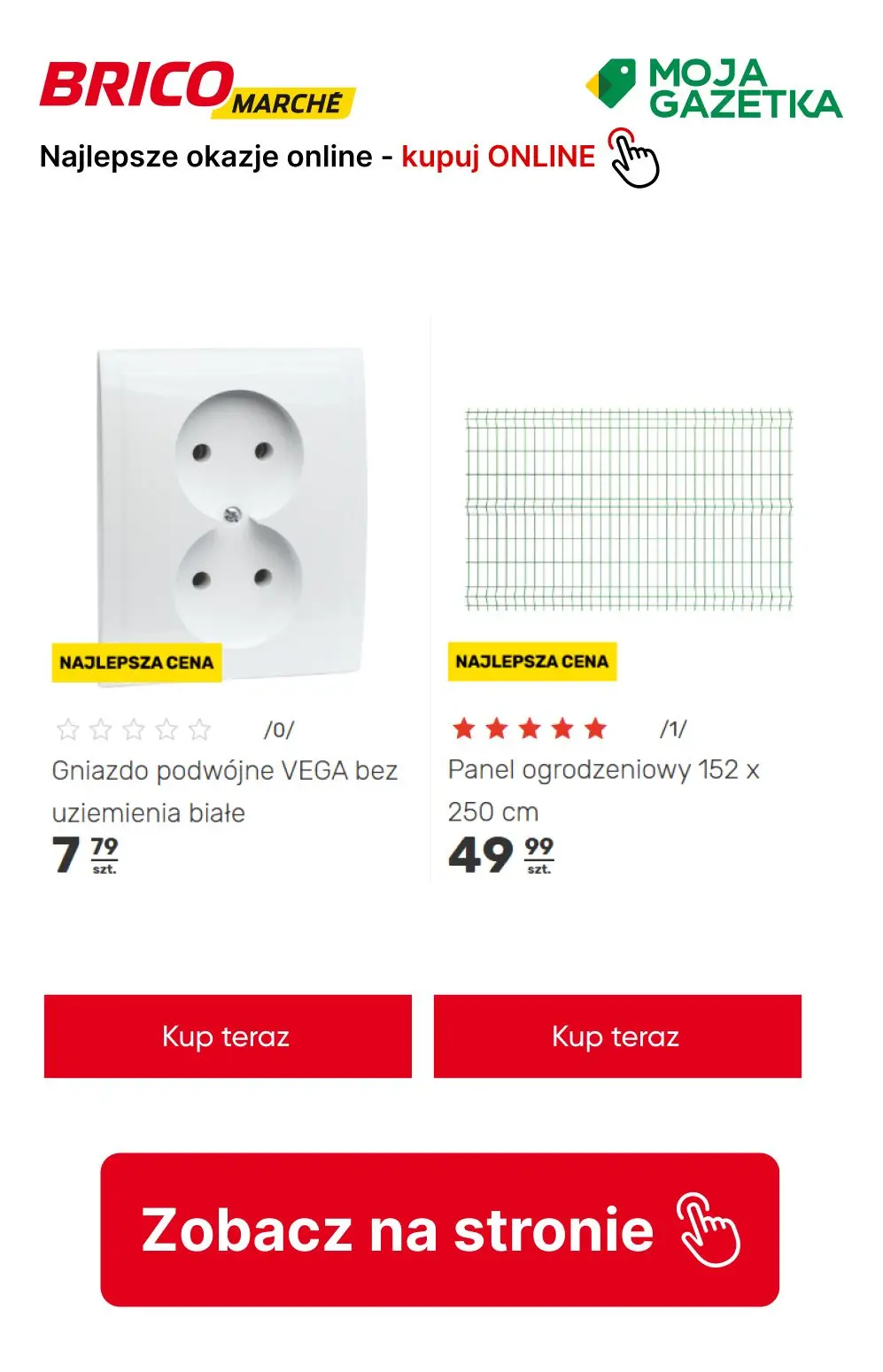 gazetka promocyjna BRICOMARCHE Najlepsze okazje! Kupuj online! - Strona 10