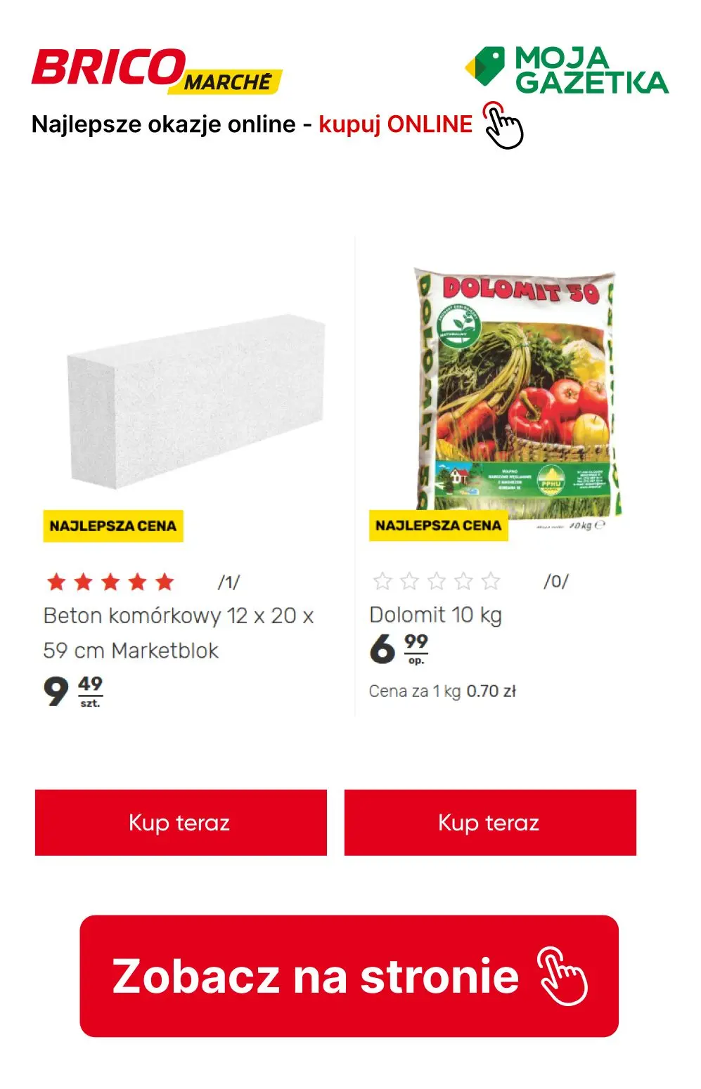 gazetka promocyjna BRICOMARCHE Najlepsze okazje! Kupuj online! - Strona 13