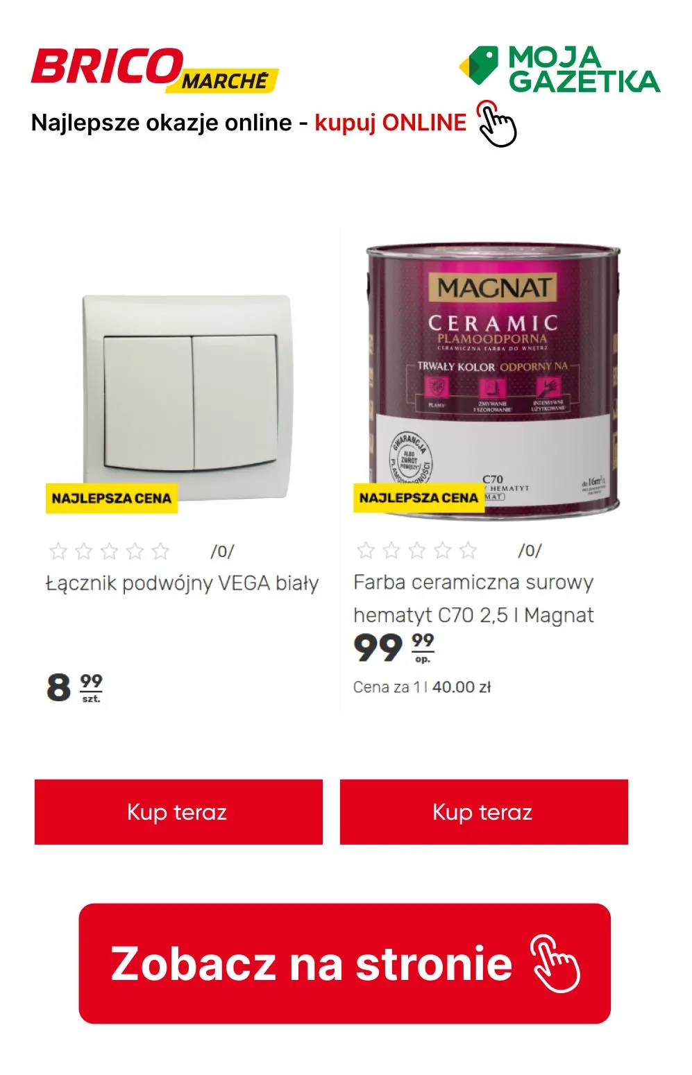 gazetka promocyjna BRICOMARCHE Najlepsze okazje! Kupuj online! - Strona 21