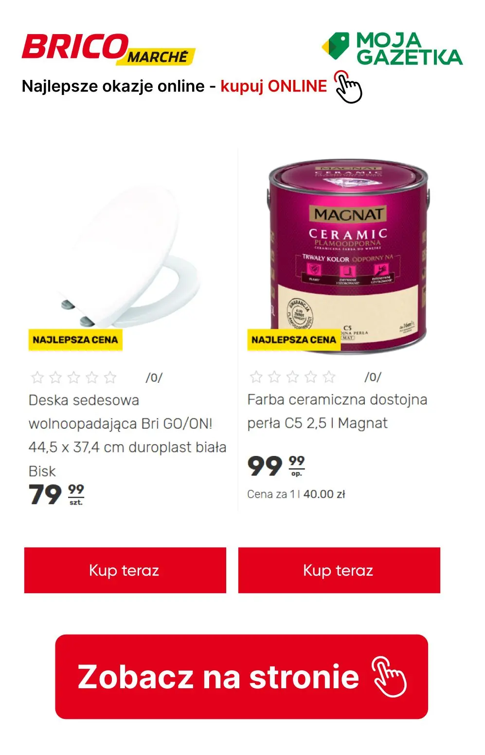 gazetka promocyjna BRICOMARCHE Najlepsze okazje! Kupuj online! - Strona 23