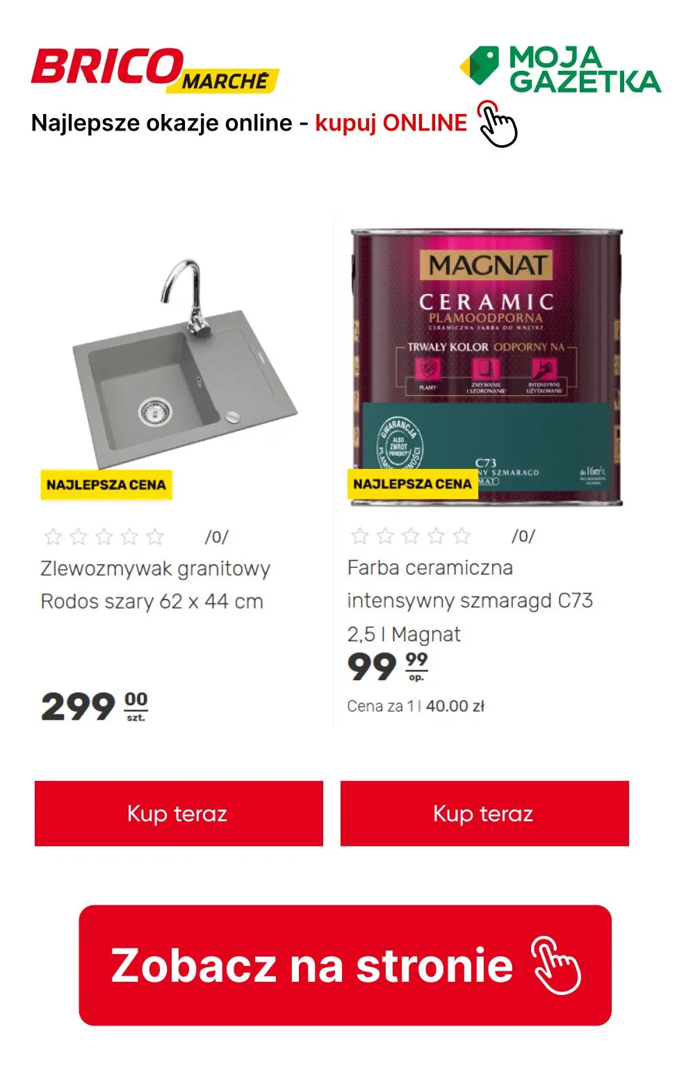 gazetka promocyjna BRICOMARCHE Najlepsze okazje! Kupuj online! - Strona 29