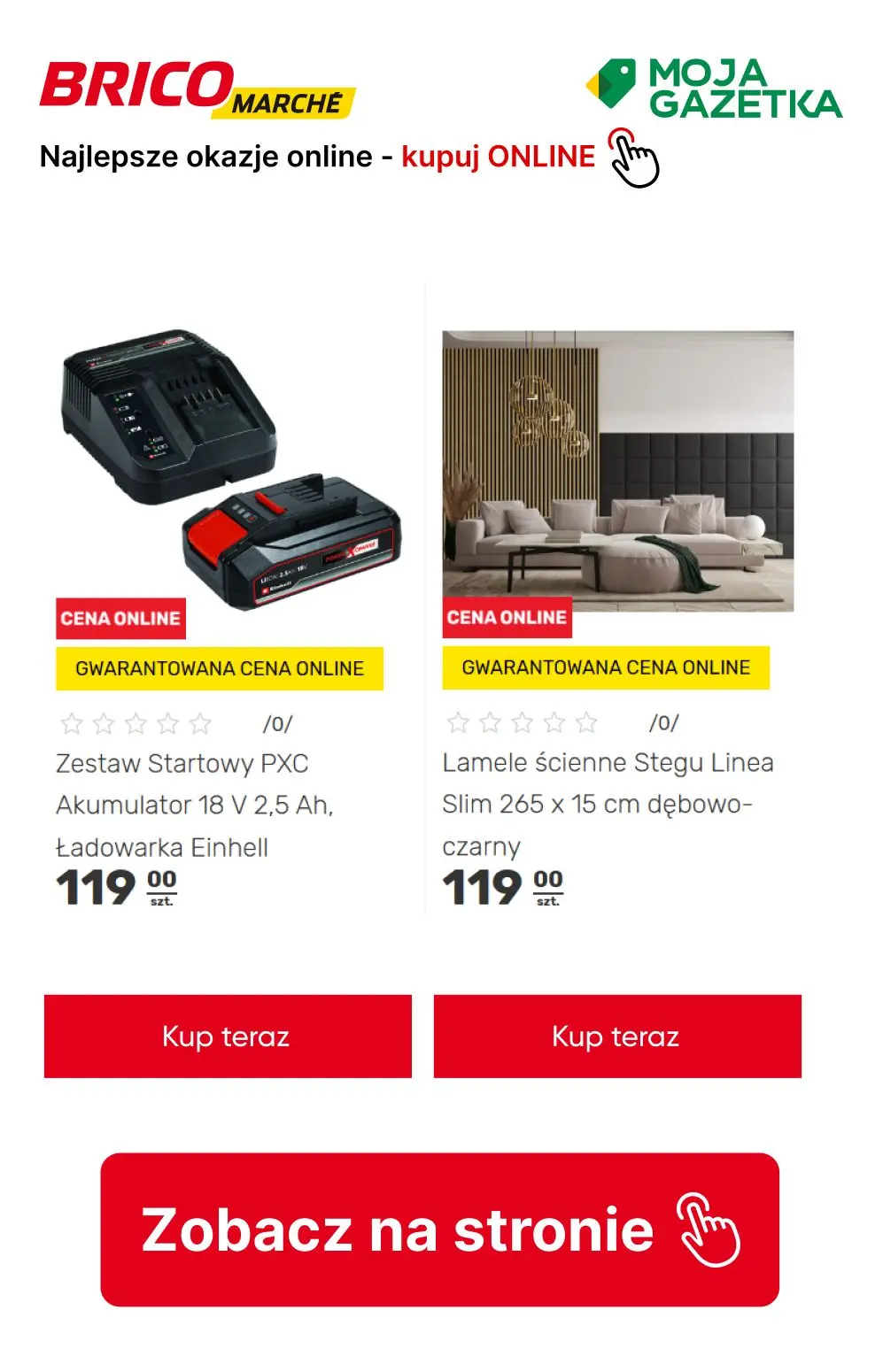 gazetka promocyjna BRICOMARCHE Najlepsze okazje! Kupuj online! - Strona 32