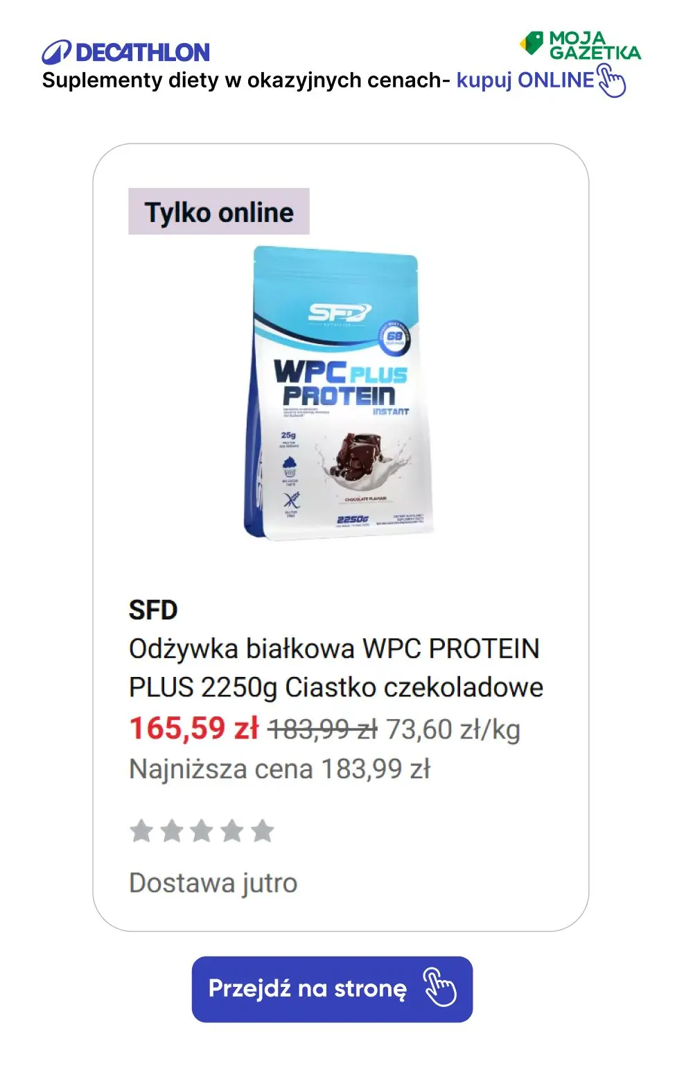 gazetka promocyjna Decathlon Okazje SFD! Suplementy diety w okazyjnych cenach. - Strona 18