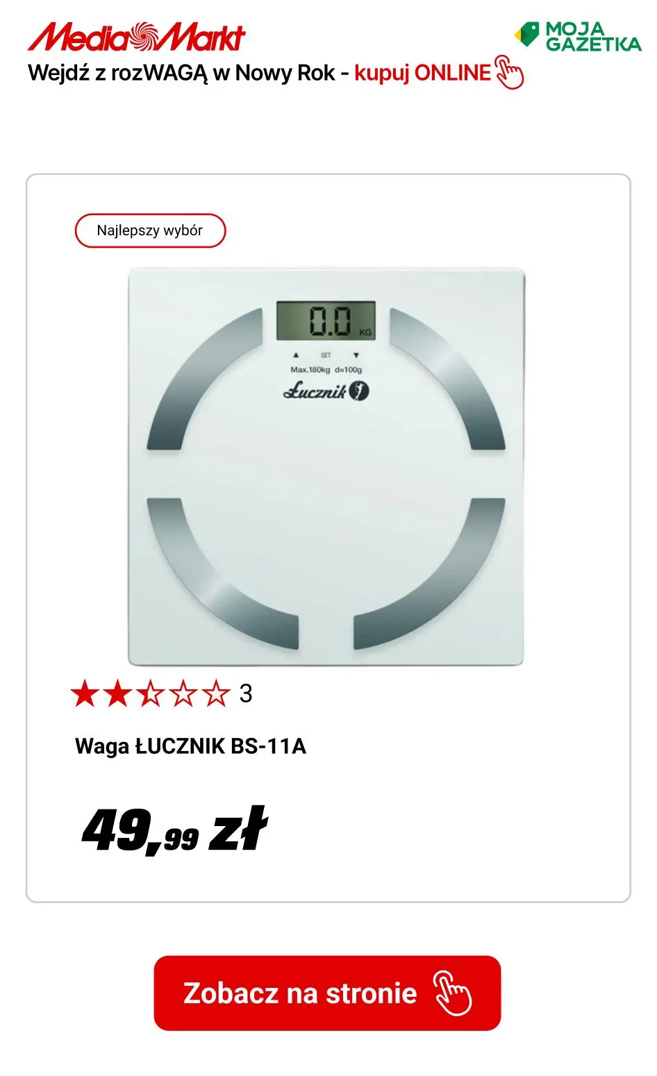 gazetka promocyjna Media Markt Z rozWAGĄ w Nowym Roku! Sprawdź produkty.  - Strona 7