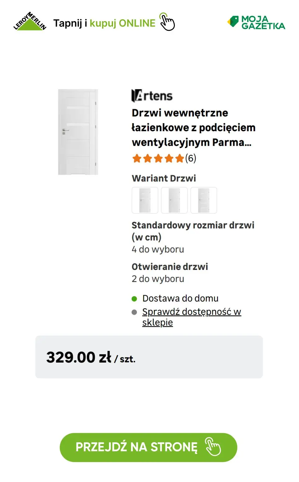 gazetka promocyjna Leroy Merlin Tydzień paneli i drzwi - 100zł za każde wydane 1000zł! - Strona 32