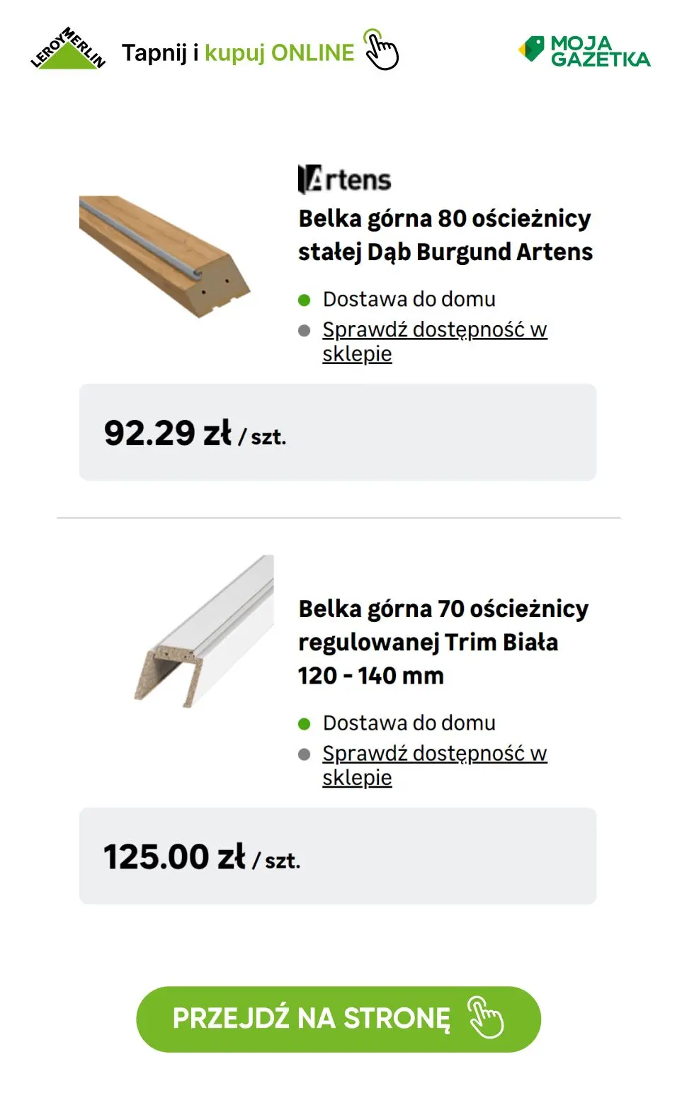 gazetka promocyjna Leroy Merlin Tydzień paneli i drzwi - 100zł za każde wydane 1000zł! - Strona 41