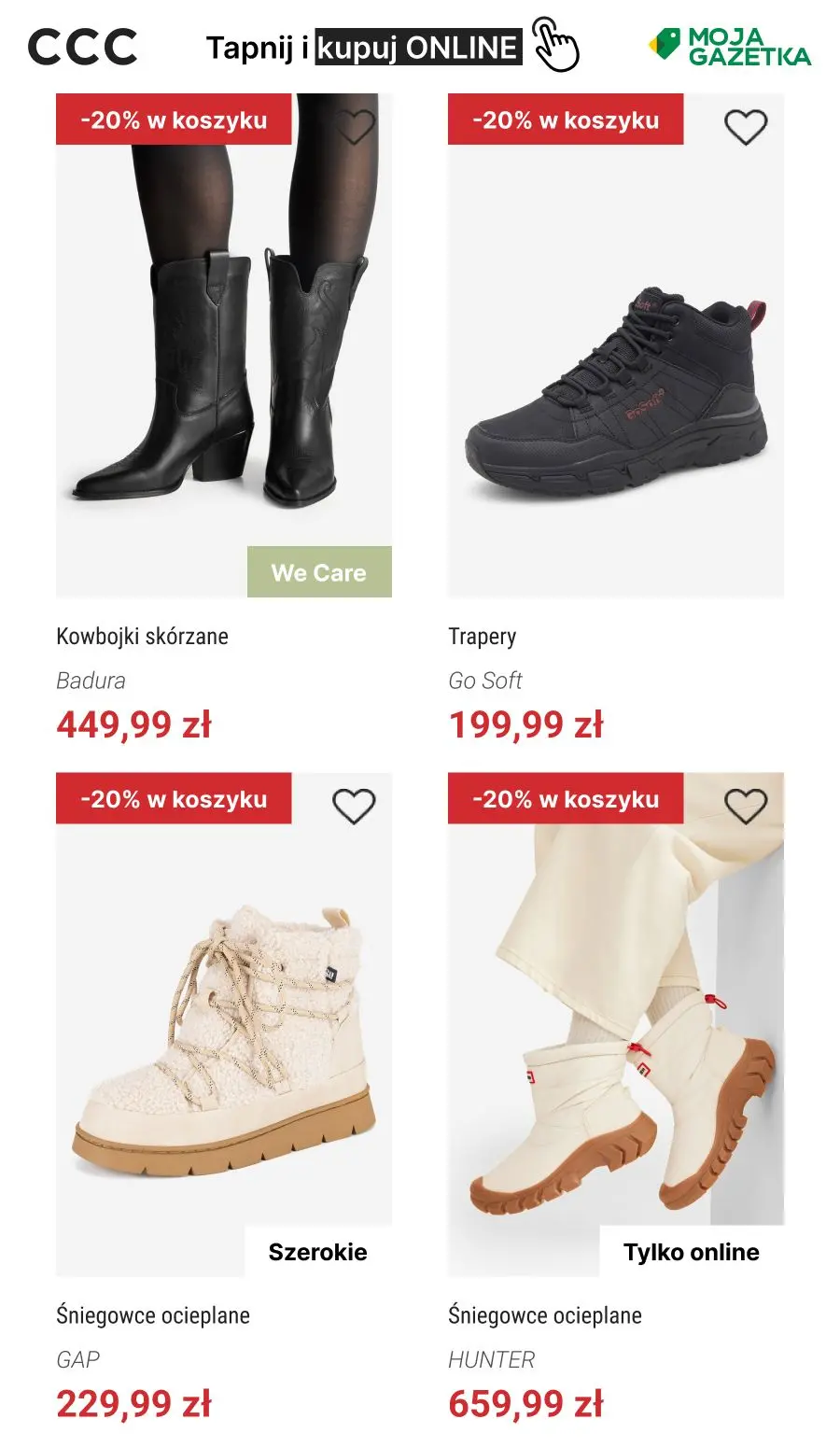 gazetka promocyjna CCC -20% na nieprzecenione buty - Strona 3