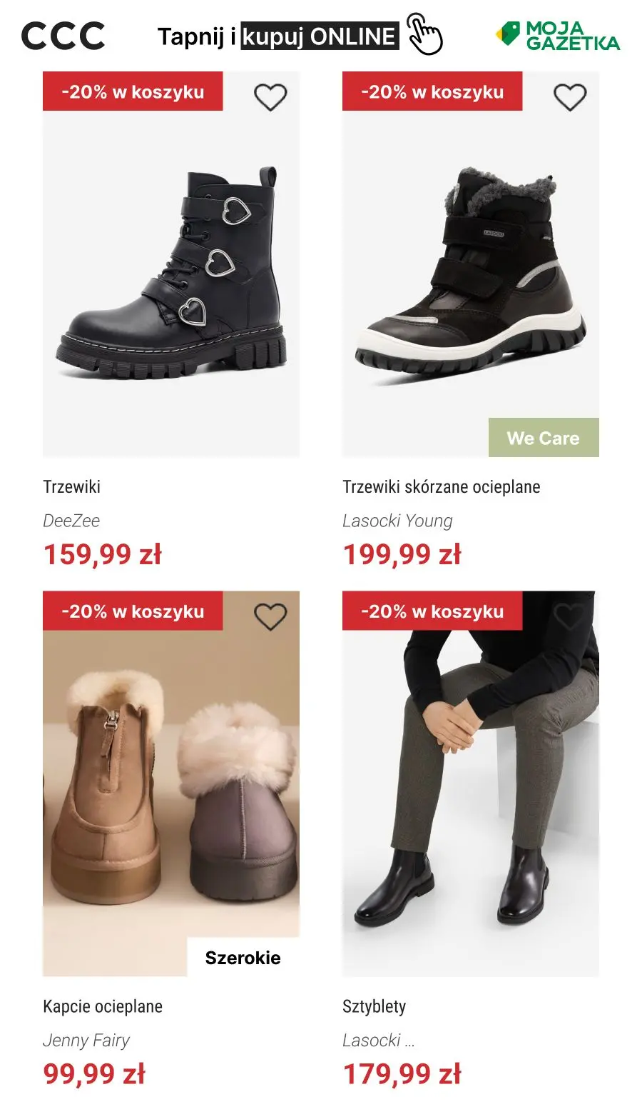 gazetka promocyjna CCC -20% na nieprzecenione buty - Strona 4