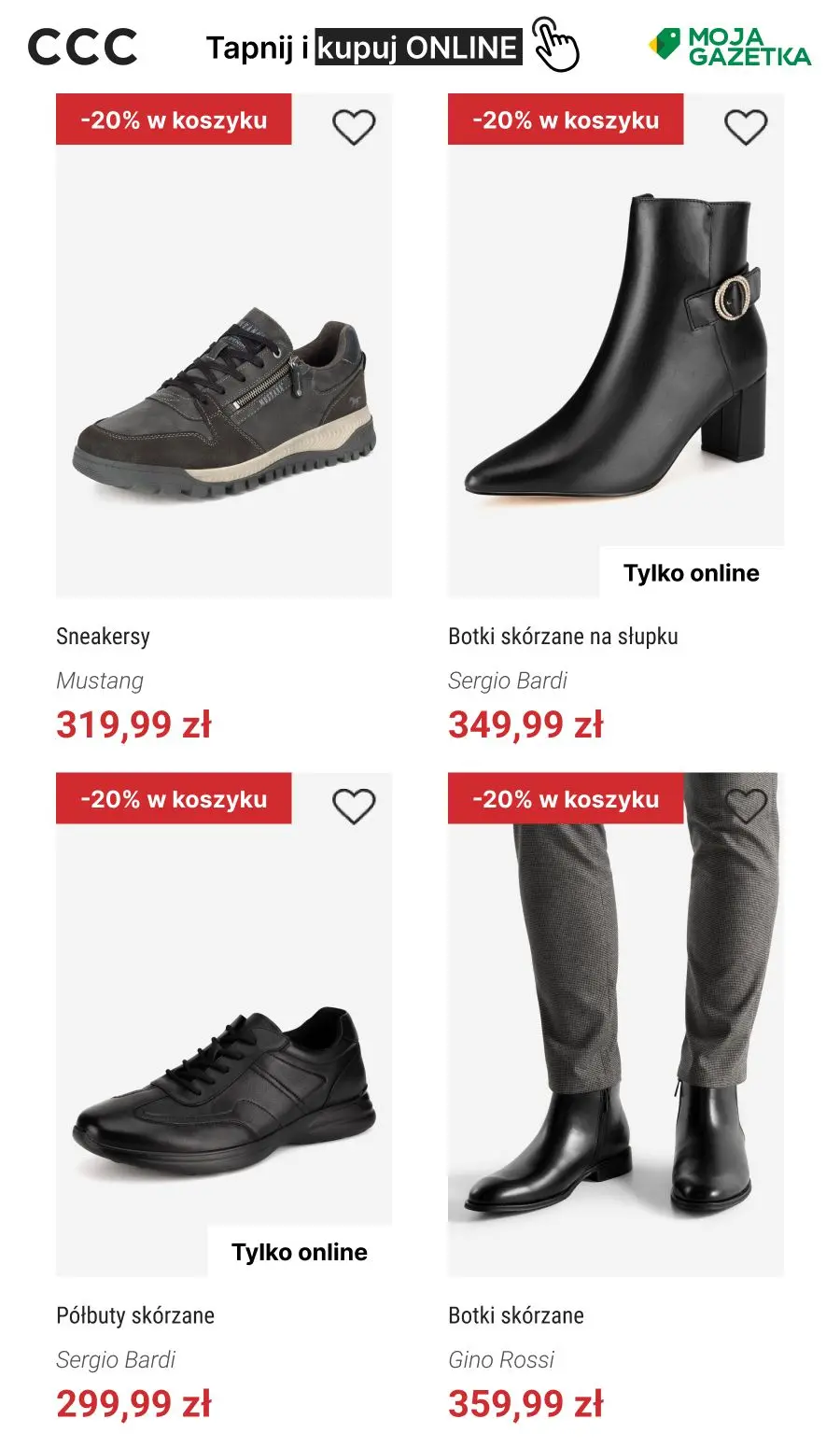 gazetka promocyjna CCC -20% na nieprzecenione buty - Strona 5