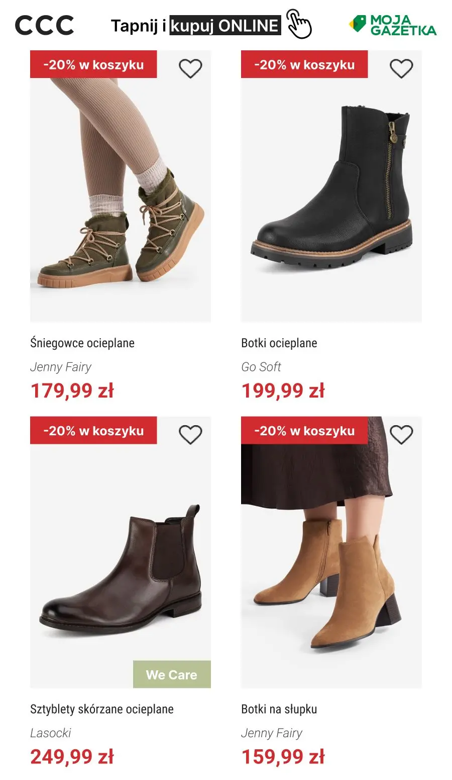 gazetka promocyjna CCC -20% na nieprzecenione buty - Strona 6