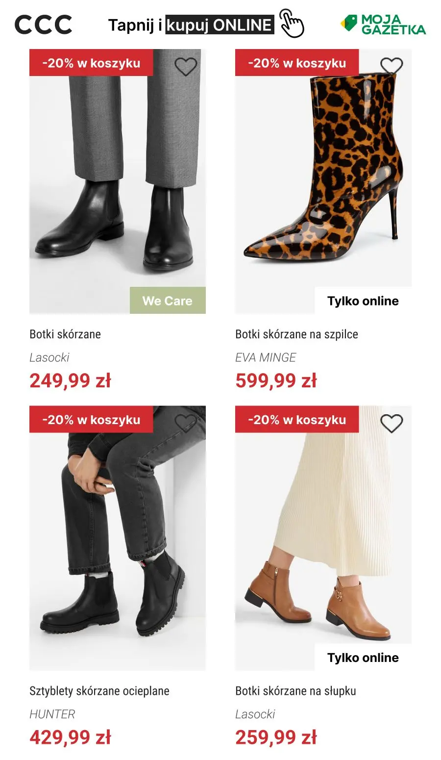 gazetka promocyjna CCC -20% na nieprzecenione buty - Strona 7