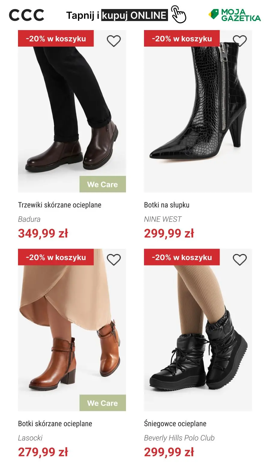 gazetka promocyjna CCC -20% na nieprzecenione buty - Strona 9