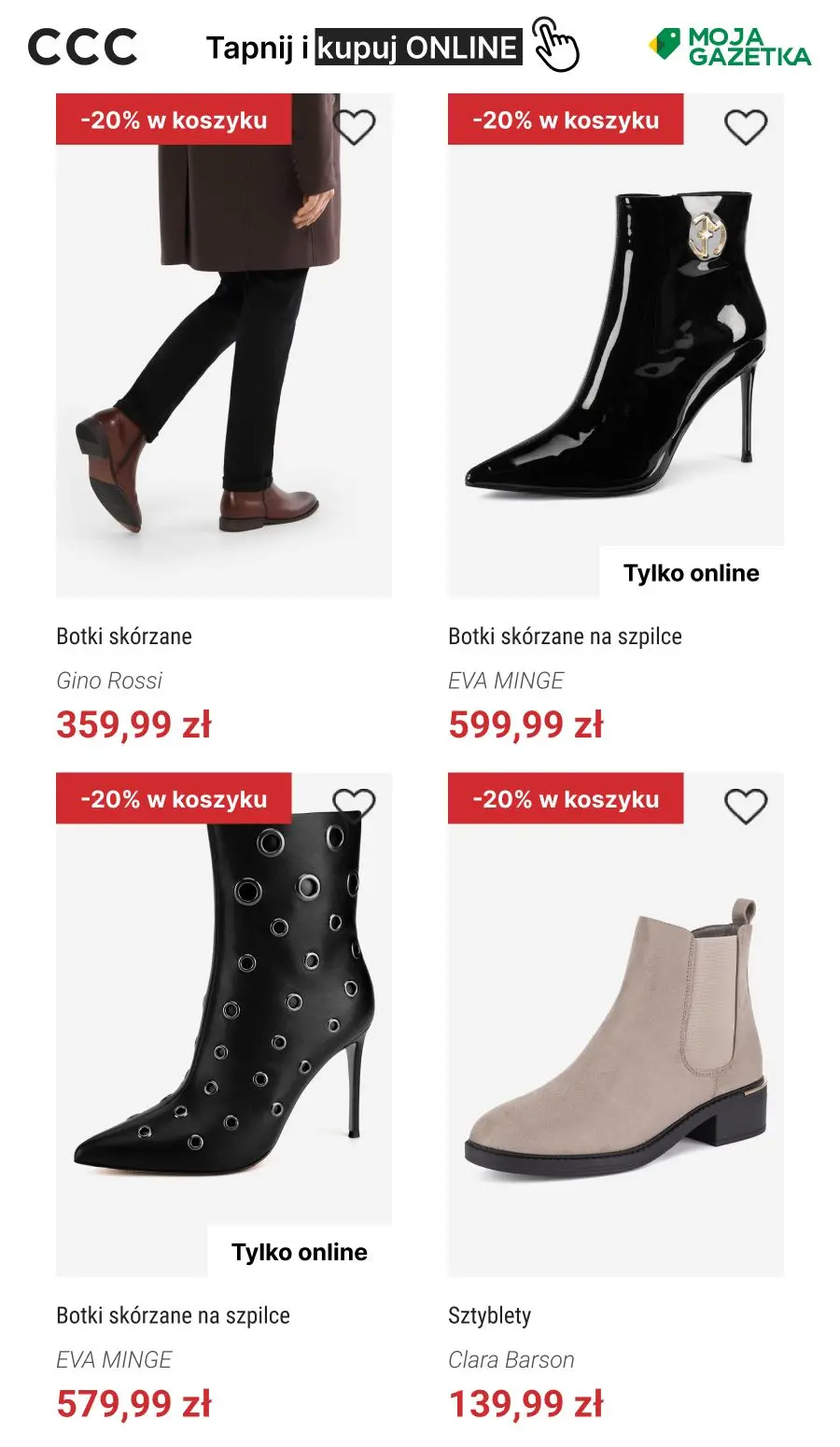 gazetka promocyjna CCC -20% na nieprzecenione buty - Strona 10