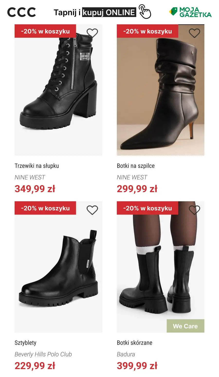 gazetka promocyjna CCC -20% na nieprzecenione buty - Strona 11