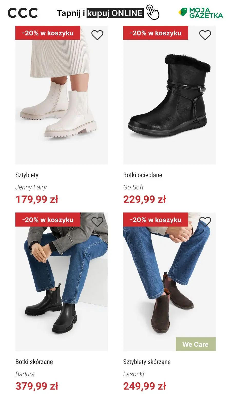 gazetka promocyjna CCC -20% na nieprzecenione buty - Strona 12