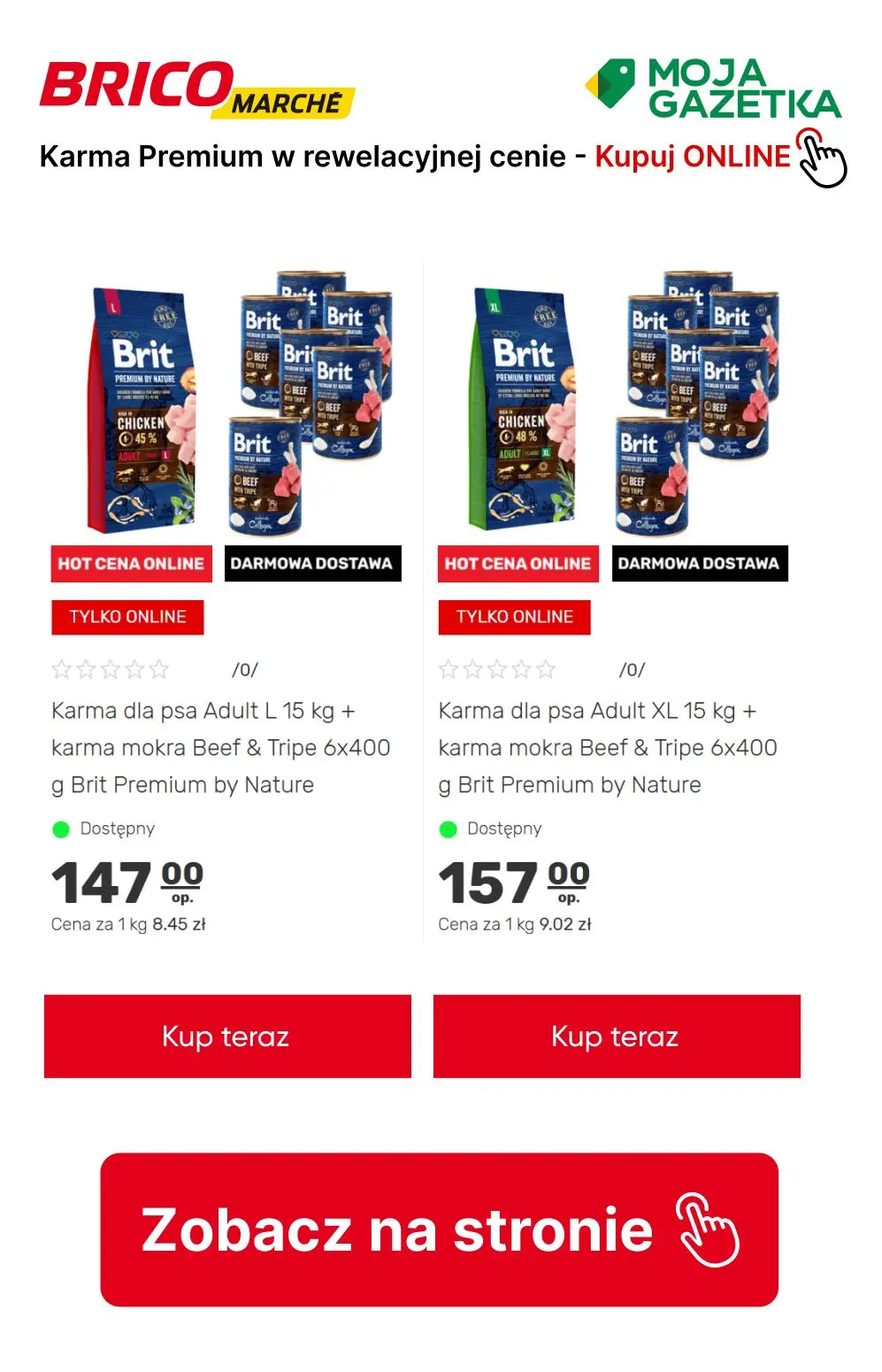 gazetka promocyjna BRICOMARCHE Karma PREMIUM w rewelacyjnej cenie! Sprawdź. - Strona 3