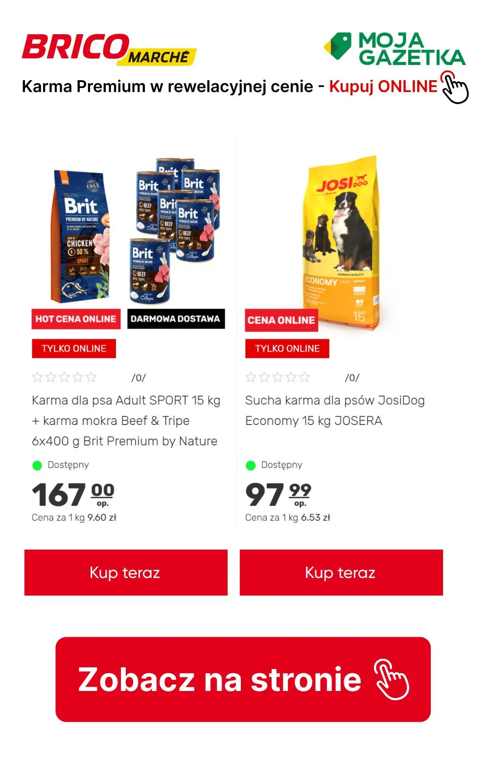 gazetka promocyjna BRICOMARCHE Karma PREMIUM w rewelacyjnej cenie! Sprawdź. - Strona 4