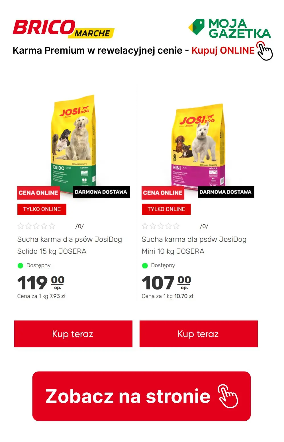 gazetka promocyjna BRICOMARCHE Karma PREMIUM w rewelacyjnej cenie! Sprawdź. - Strona 5