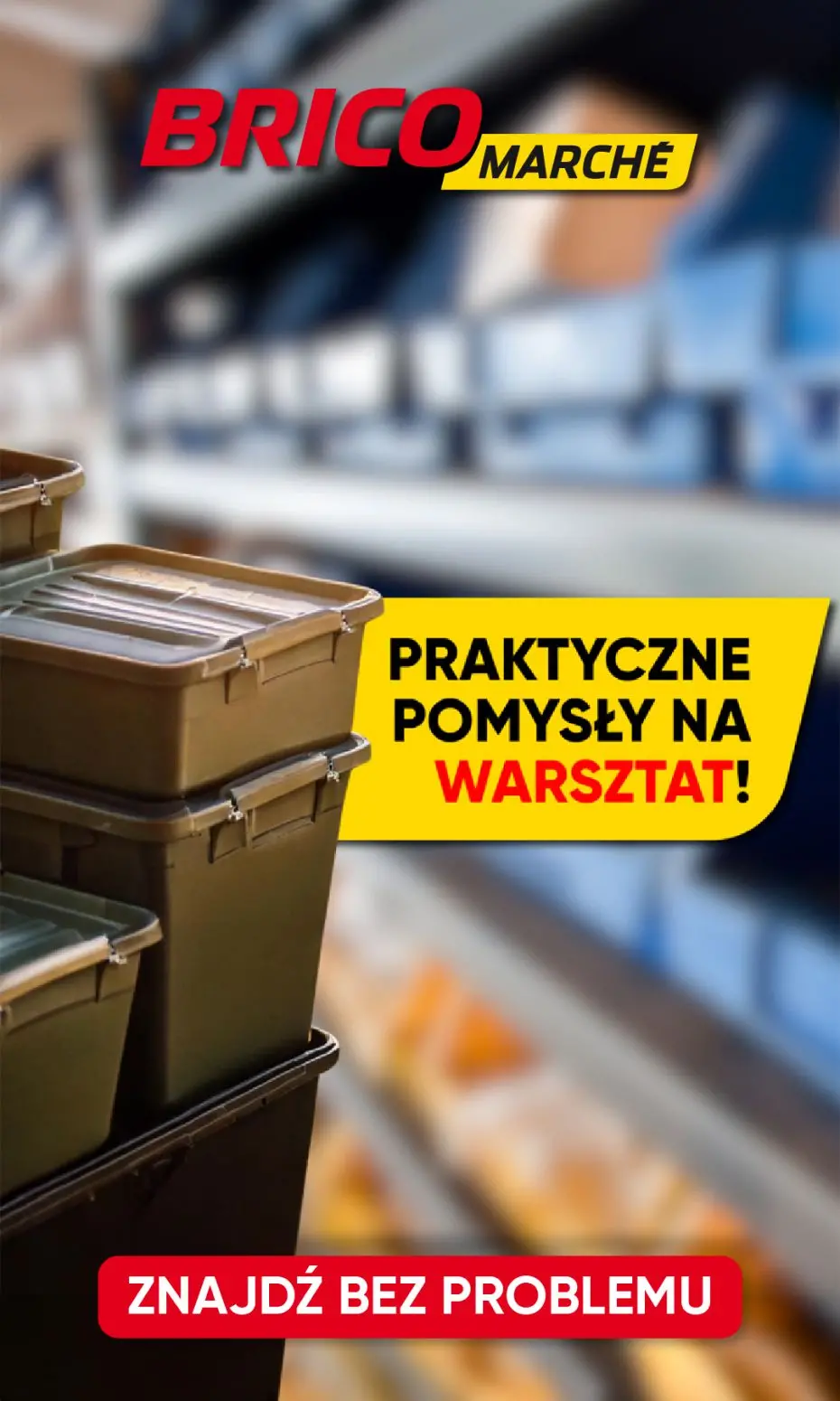 gazetka promocyjna BRICOMARCHE Praktyczne pomysły na warsztat - zobacz produkty niezbędne w warsztacie w super cenach! - Strona 1