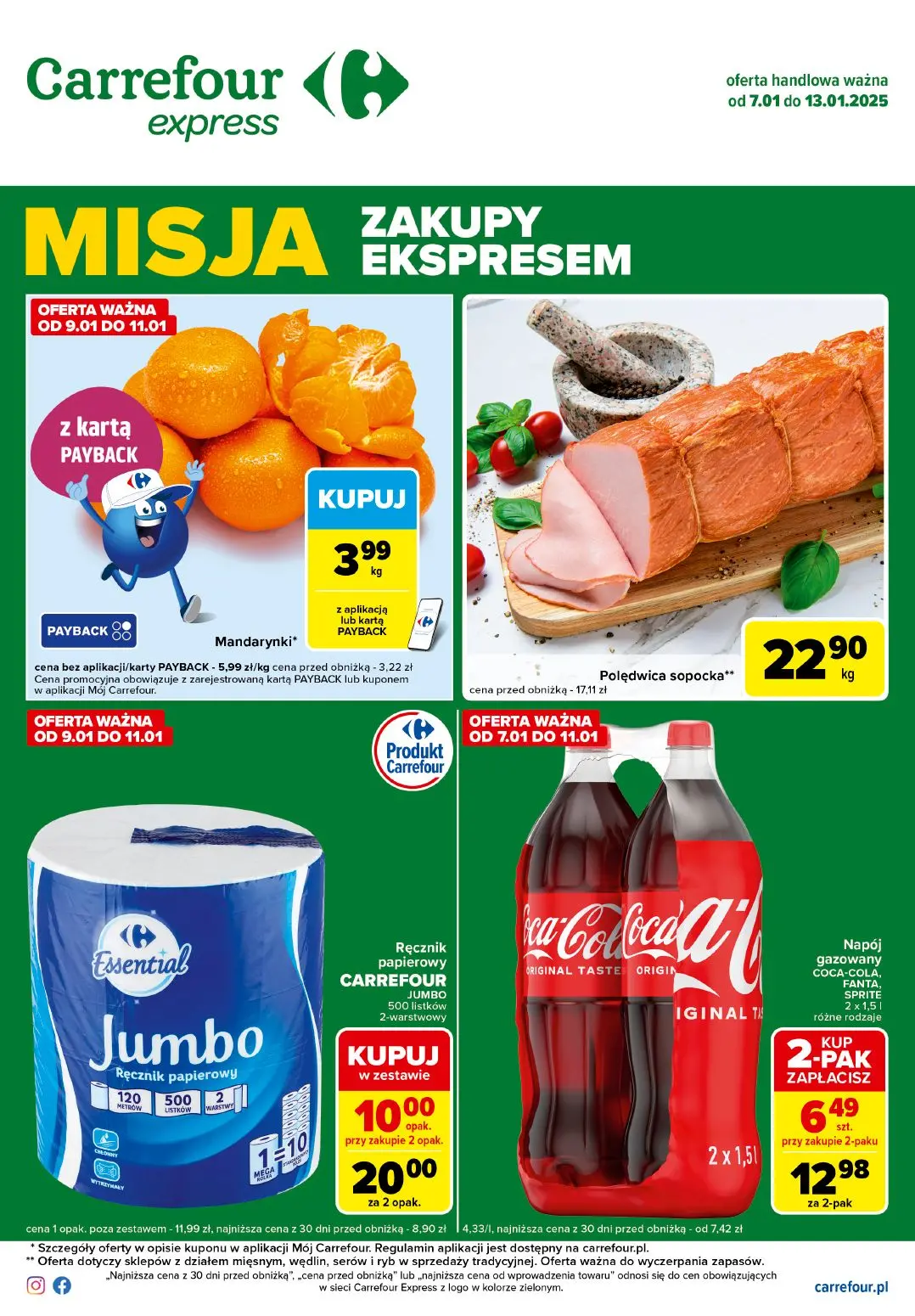 gazetka promocyjna Carrefour Express Zakupy ekspresem - Strona 1