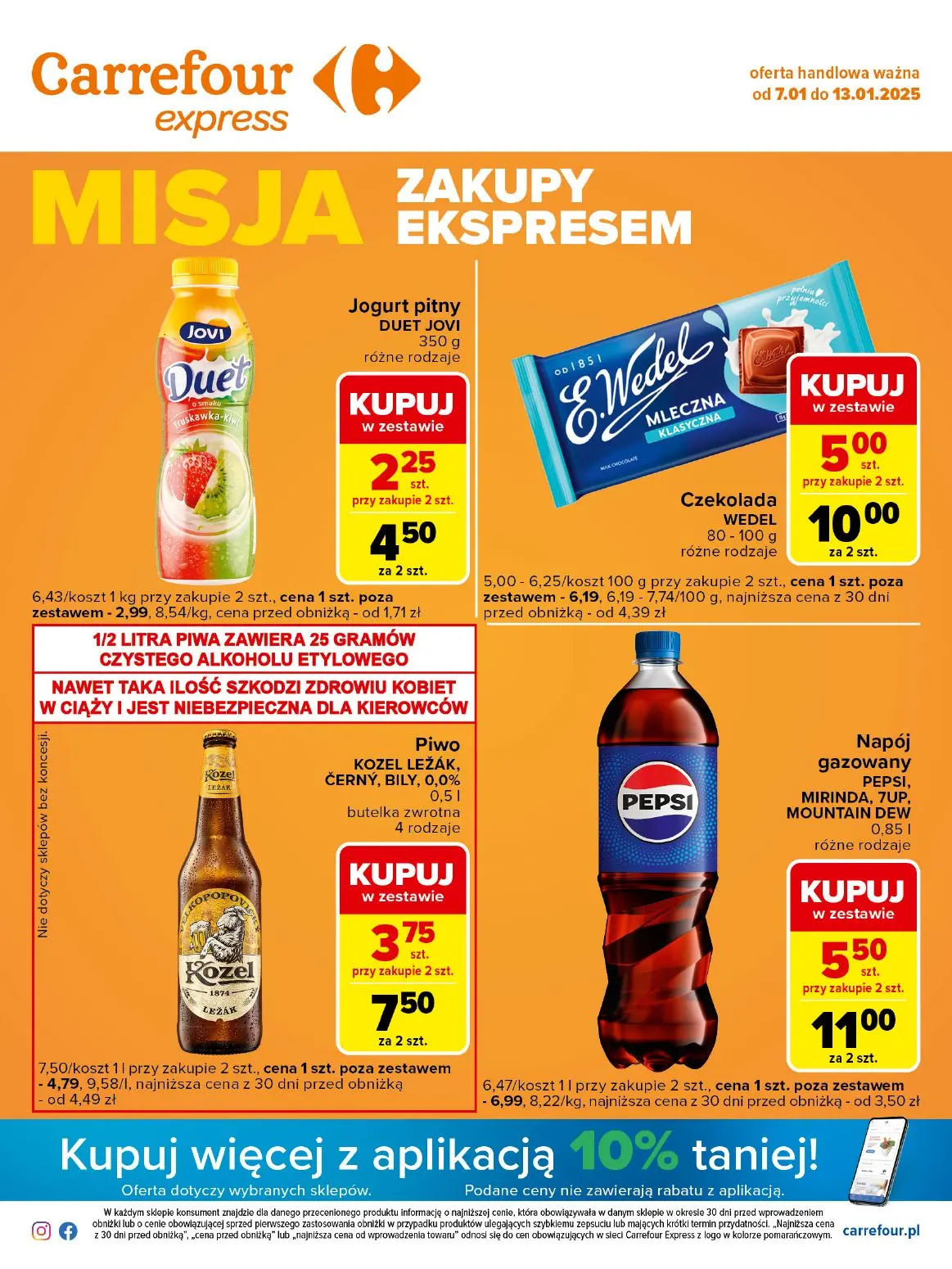 gazetka promocyjna Carrefour Express Zakupy ekspresem - Strona 1