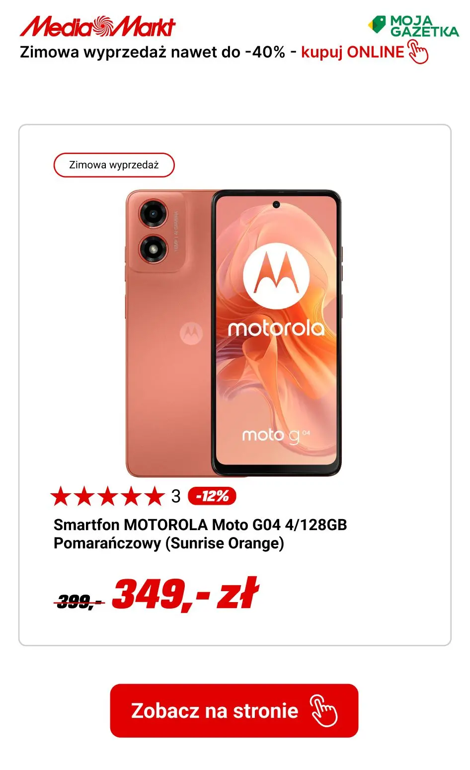 gazetka promocyjna Media Markt Zimowa wyprzedaż! Sprawdź promocje nawet do -40%. - Strona 8