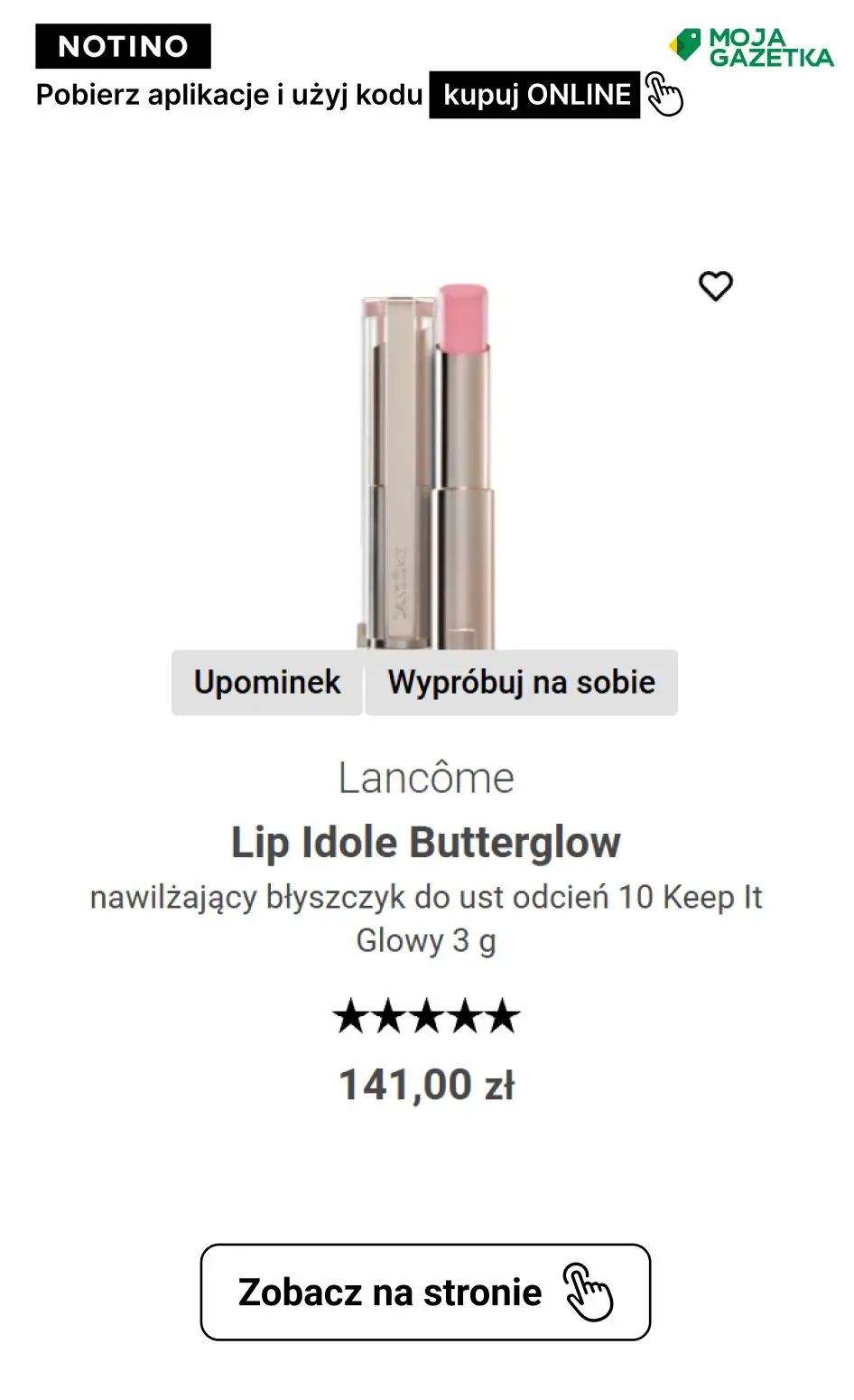 gazetka promocyjna Notino Beuty Reset -20% na wybrane produkty od TOP marek z kodem beuty w apikacji. - Strona 17