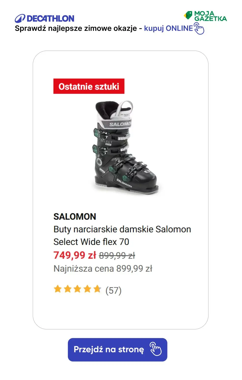 gazetka promocyjna Decathlon Sprawdź super zimowe okazje!! - Strona 3