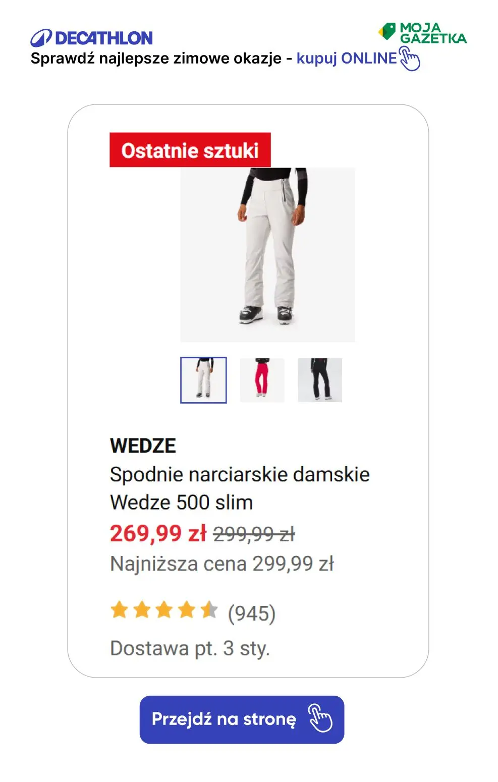 gazetka promocyjna Decathlon Sprawdź super zimowe okazje!! - Strona 5