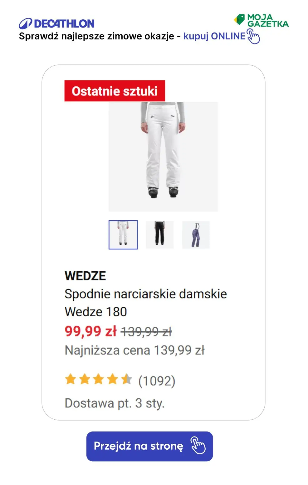 gazetka promocyjna Decathlon Sprawdź super zimowe okazje!! - Strona 7