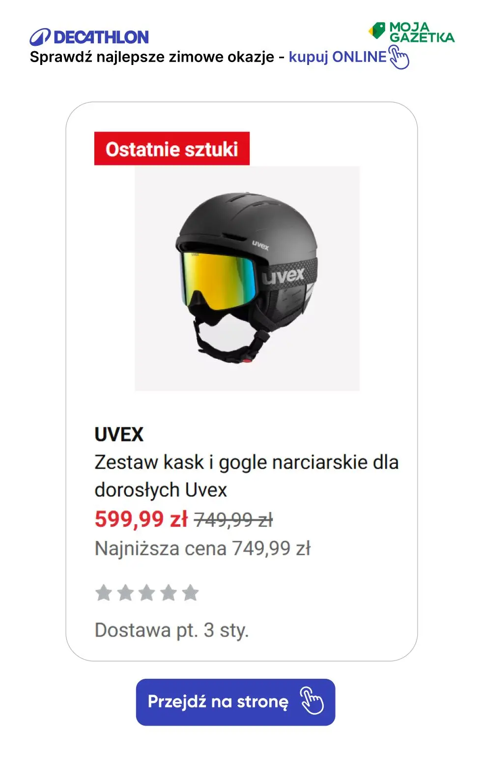 gazetka promocyjna Decathlon Sprawdź super zimowe okazje!! - Strona 10