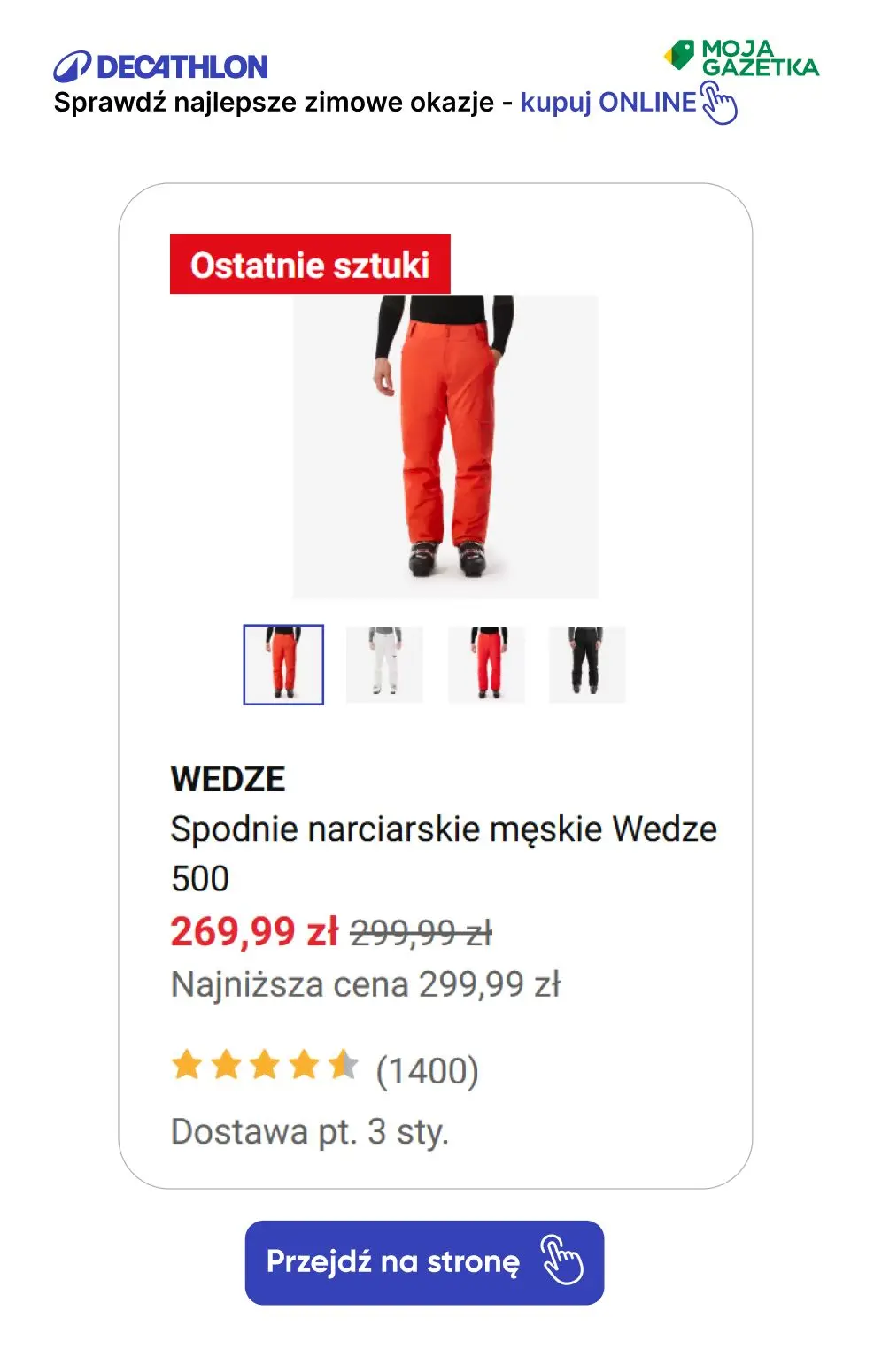 gazetka promocyjna Decathlon Sprawdź super zimowe okazje!! - Strona 11